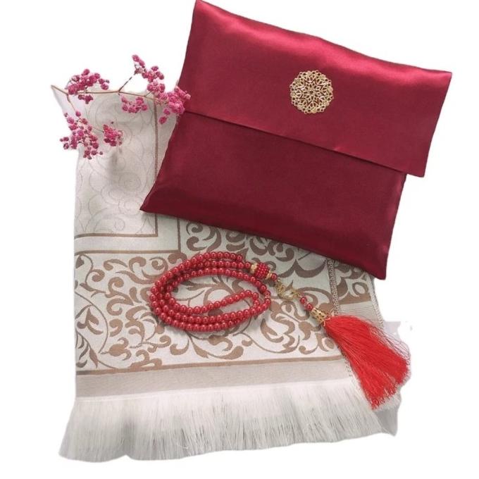 Sajadah Travel Premium sajadah travelling/kado pernikahan/hampers