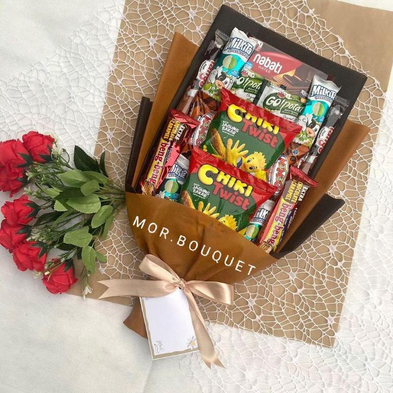 

(Terbaik) BPC030 (READY STOCK) BISA KIRIM DI HARI YANG SAMA -BOUQUET SNACK / BUCKET SNACK / BUKET MAKANAN / SNACK BUKET-