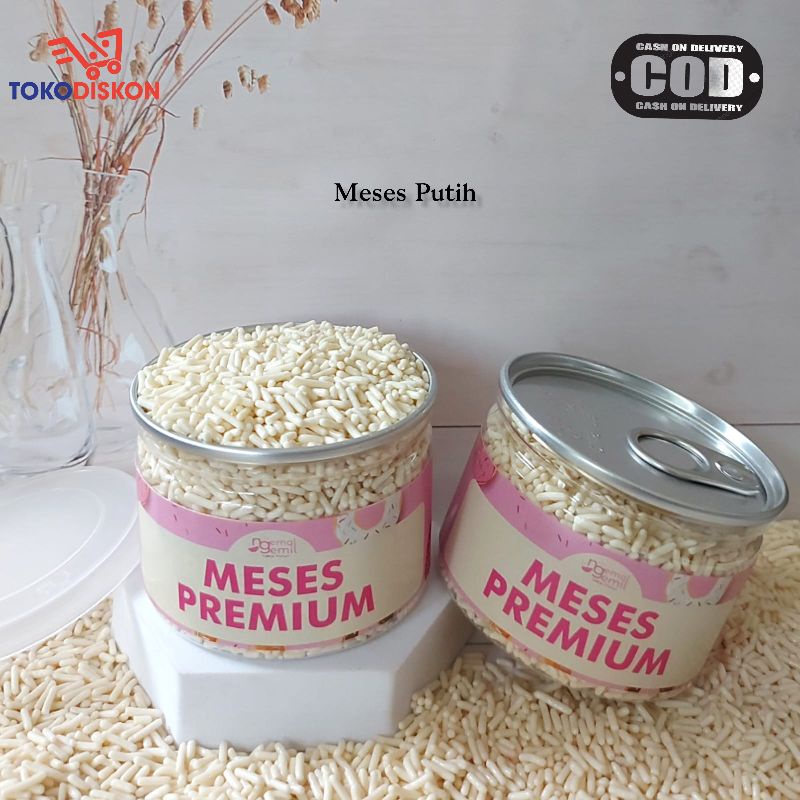 

Can Meses Warna Putih Butiran Coklat Sprinkle Topping Kue Donut Bolu Kualitas Premium
