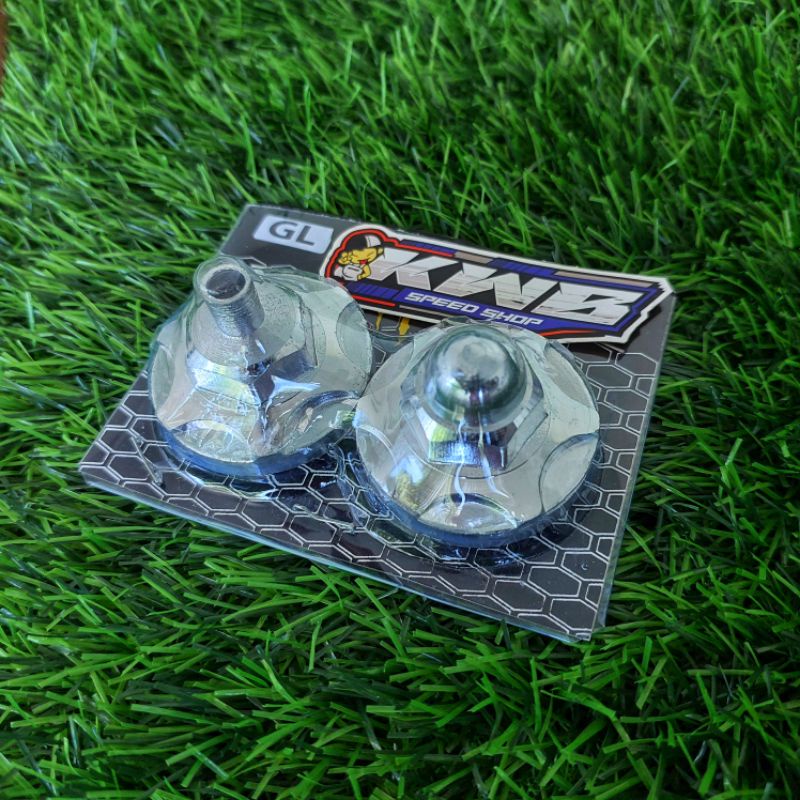 Tutup klep pnp honda cb gl mp tiger almunium warna lengkap harga sepasang 1 set