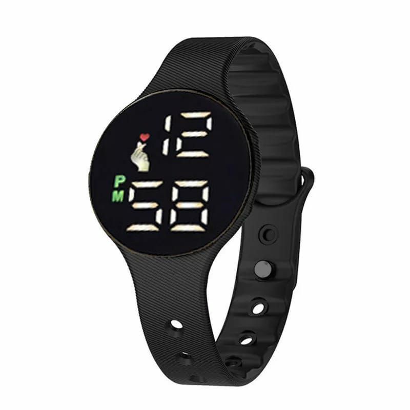 Jam Tangan Digital Led Rubber Anak Kasual Bisa COD