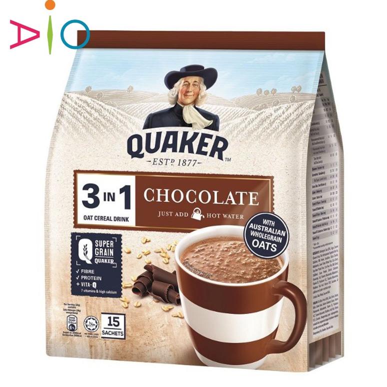 

Quaker 3 in 1 Chocolate Oat Cereal Drink Malaysia Best Seller