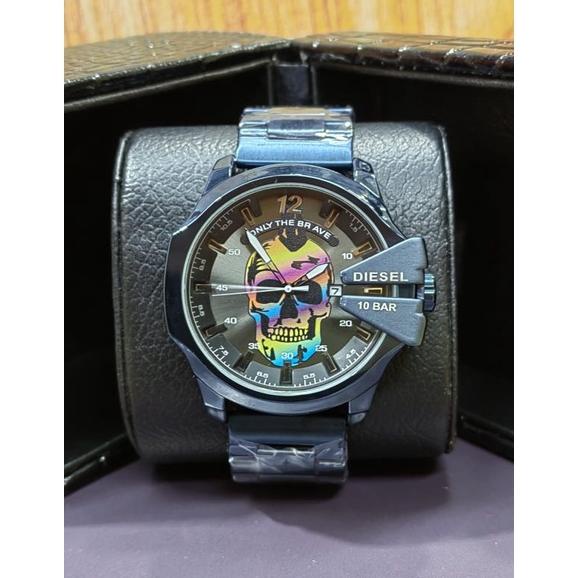 Jam Tangan Analog Pria Diesel Limited Edision Edision Rantai Tahan Air Free Bok