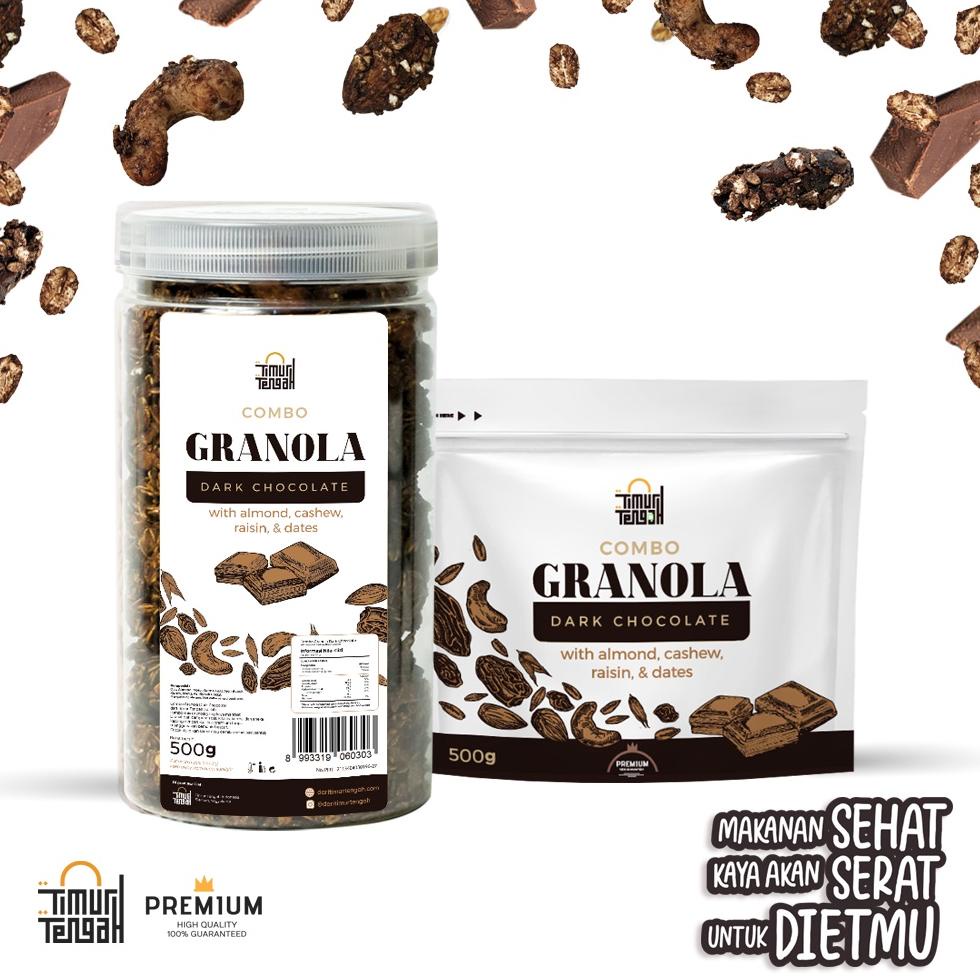 

Granola Coklat 500 gr Timur Tengah Sereal Makanan Sehat High Quality Non COD