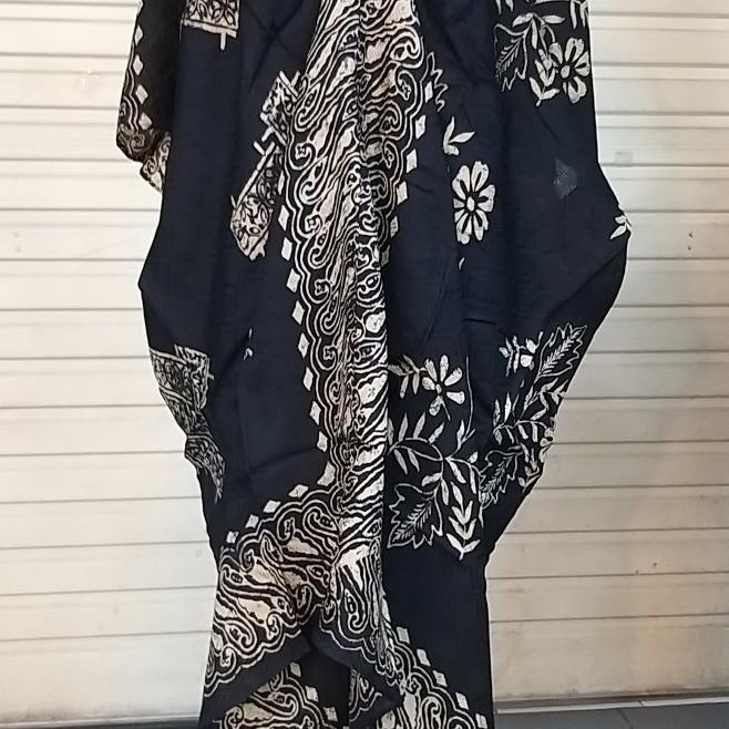 Kaftan batik viscose semi sutra lembut batik cap manual variasi motif