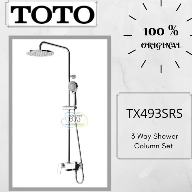 Shower tiang/Kepala shower TOTO TX493SRS/TX 493 SRS/TX 493SRS/TX493 SR