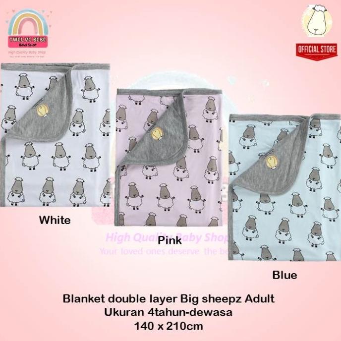 Baabaasheepz Bamboo Blanket Double layer bigsheepz adult