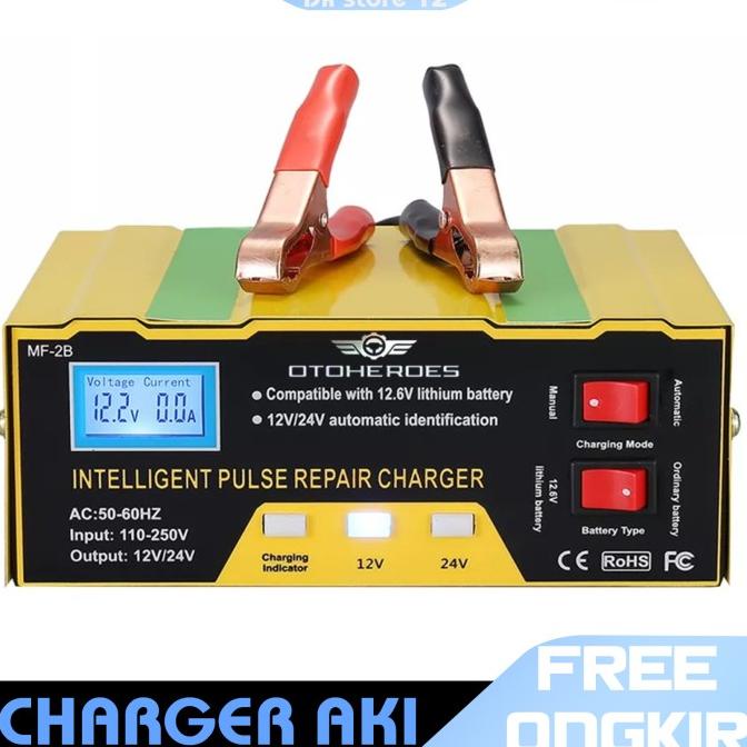 Charger Aki, Cas Aki Otomatis 10A Bisa Cas Sampai Aki 120 Ampere