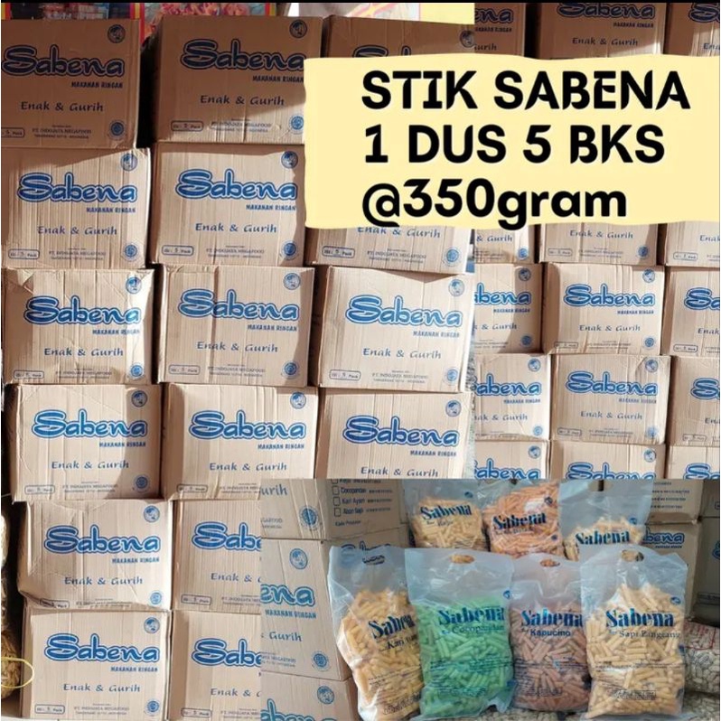 

Sabena stik 1 dus snack rasa balado keju sapi panggang jagung bakar