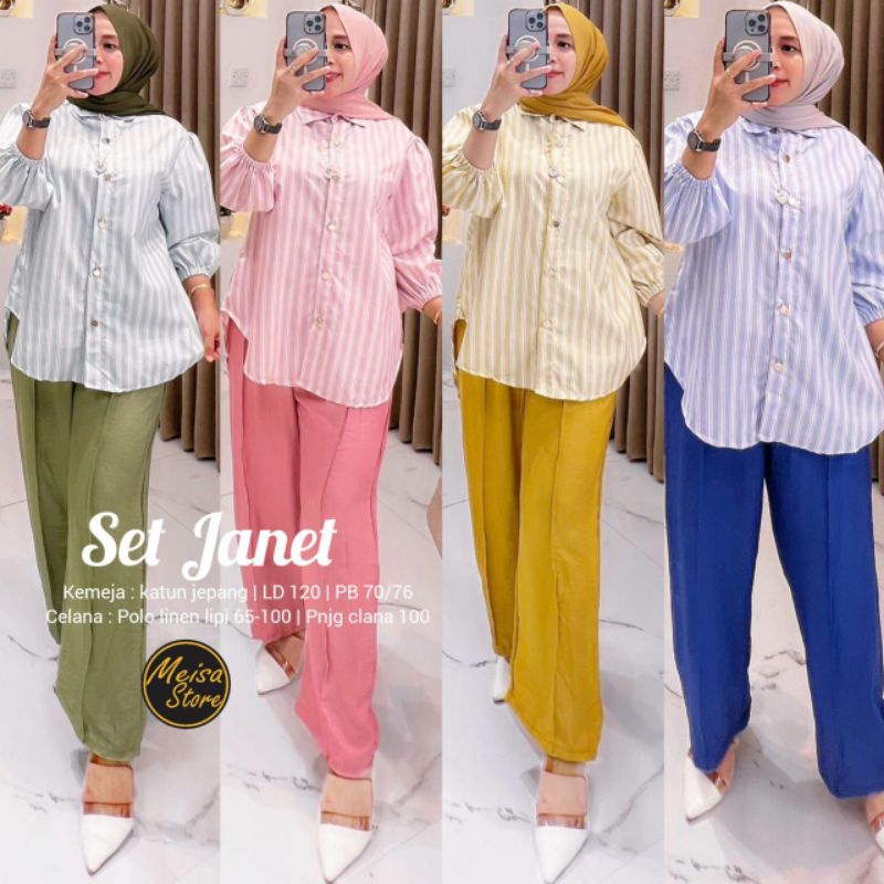 Janet setelan by Meisa Store