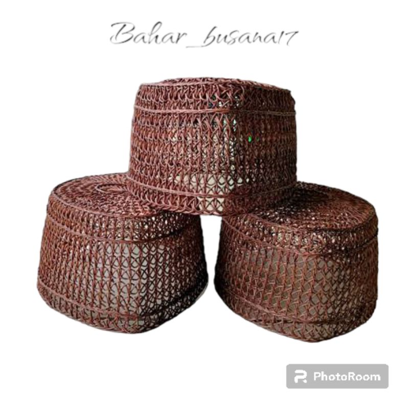 peci serat rotan/peci habib bahar