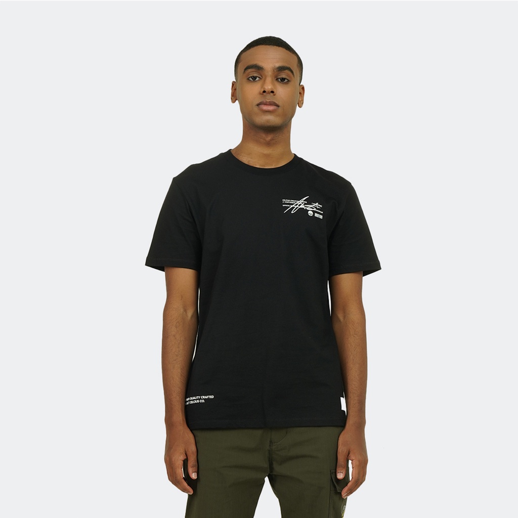 [COD] CELCIUS Kaos Lengan Pendek Sablon LIN000160C Hitam