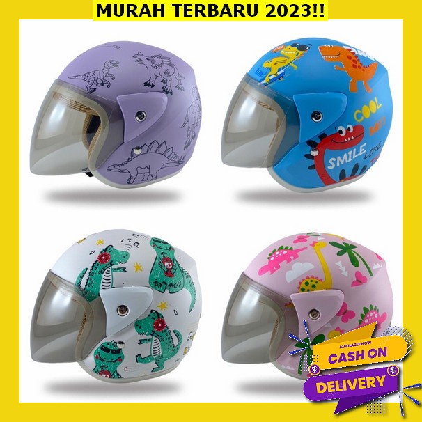 Helmet Kids Helm Anak Kecil Perempuan Cewek Sni 3 4 5 6 Thn Tahun Motif Karakter Hello Kitty W Murah