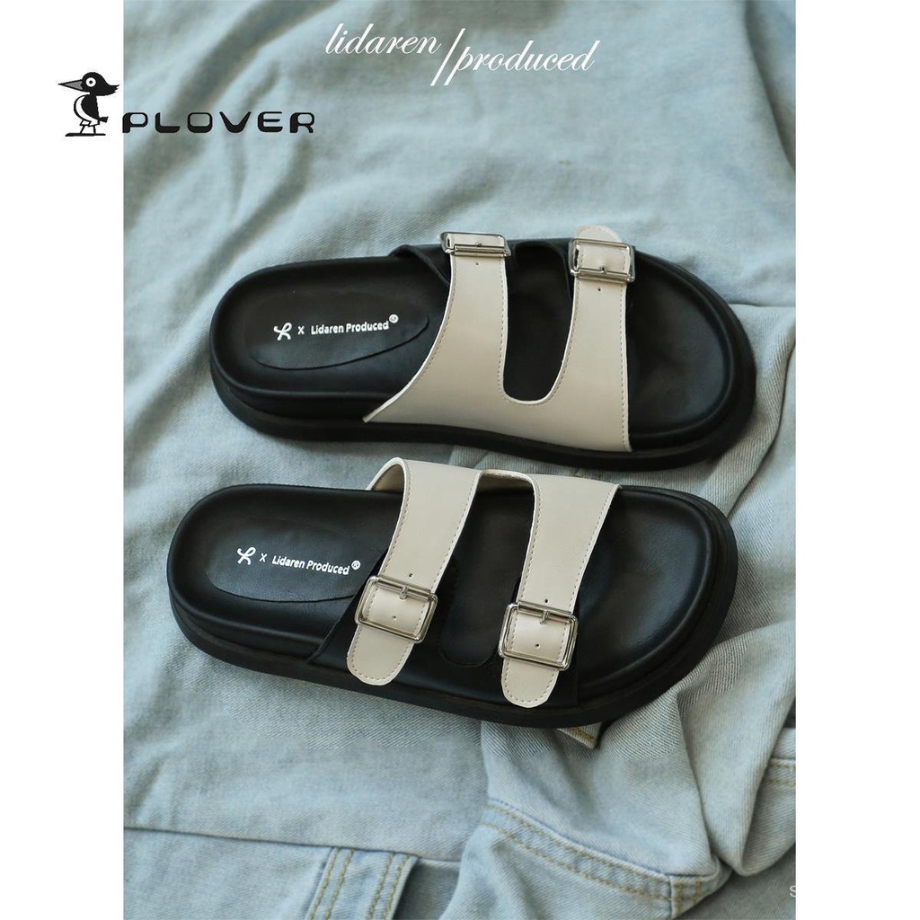 [✅BISA COD] #Sisjuly# Sandal wanita / sandal sandal sandal wanita bagian luar tebal bagian bawah kas