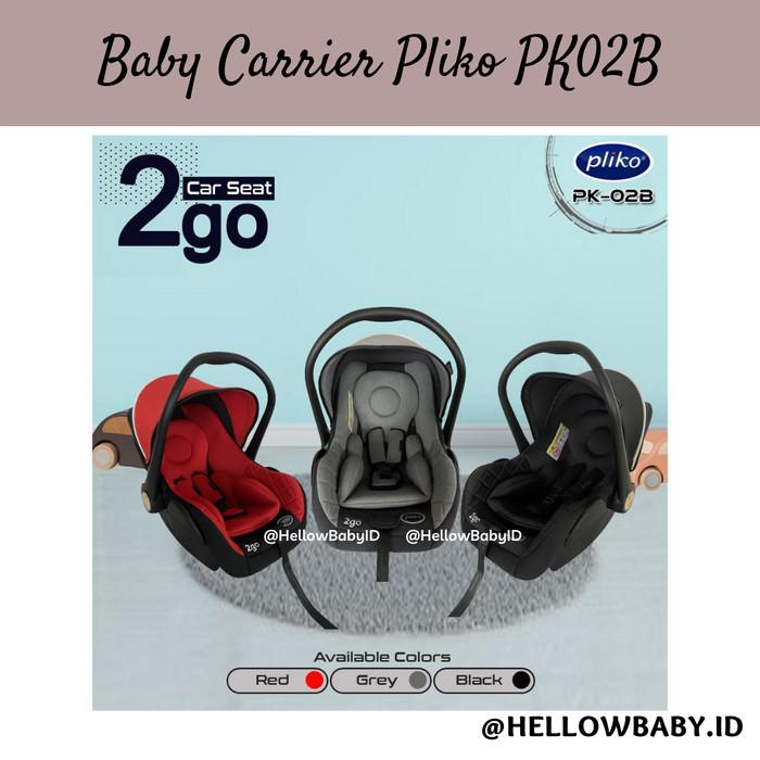 Terlaris Pliko Pk02B Deluxe Baby Car Seat With Canopy Pliko 2Go Carseat