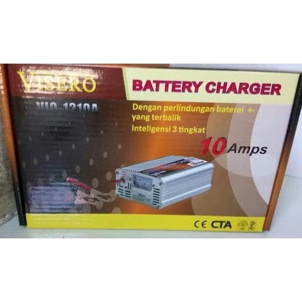 Charger Aki Mobil Cas Aki Mobil Motor Smart Fast Charger 10A
