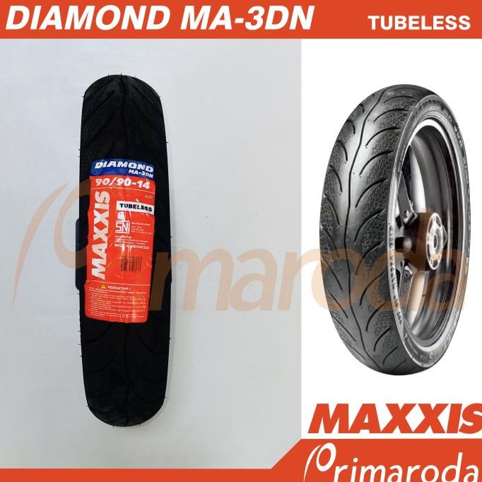 Ban Belakang Honda Vario 125 90/90-14 Tubeless Maxxis Diamond MA-3DN star