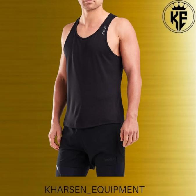 2XU XVENT G2 SINGLET BLACK SILVER