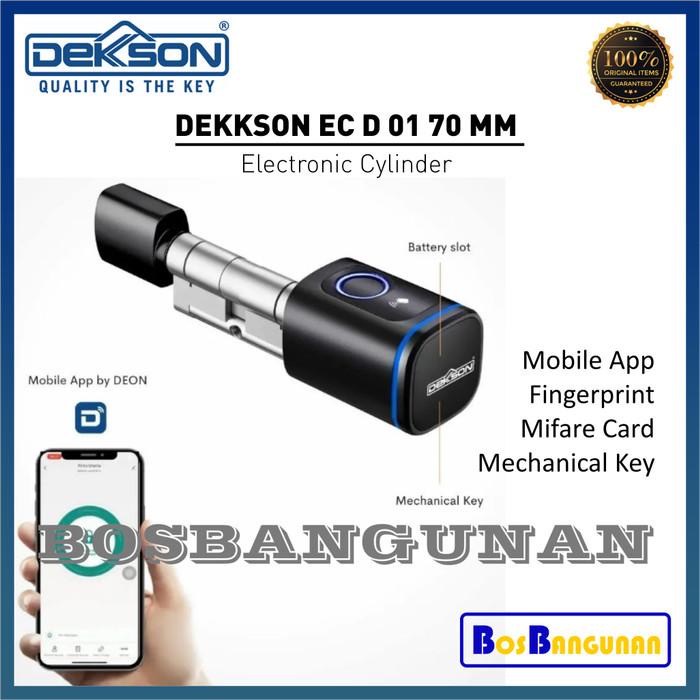 Terlaris Dekkson Ec-D01 Electronic Cylinder / Smart Lock / Electronic Lock
