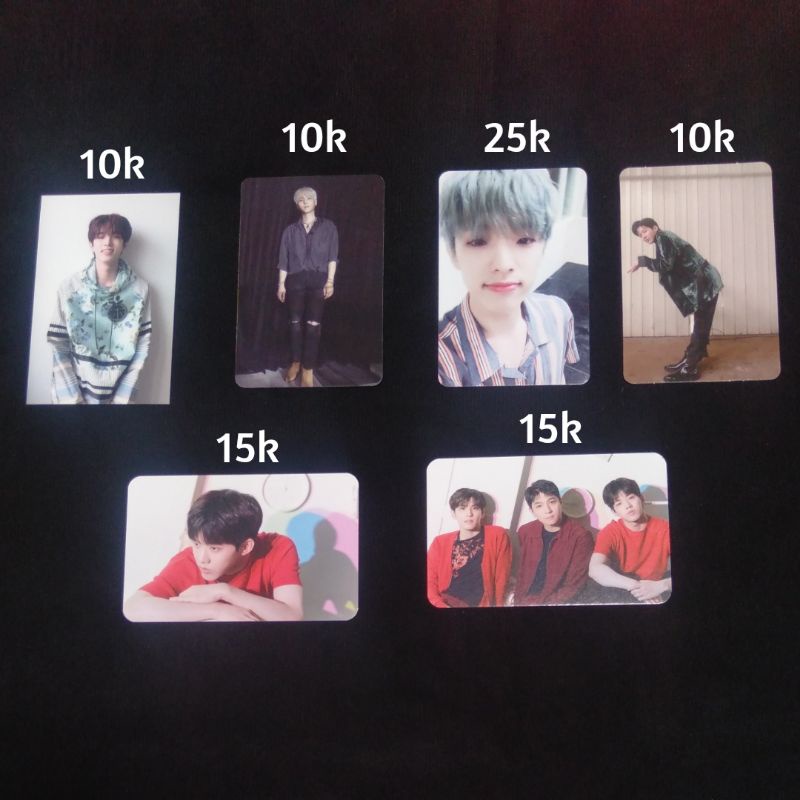 [BACA DESKRIPSI] photocard underprice official day6 jae sungjin youngk wonpil dowoon
