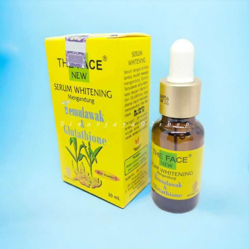 THE FACE Temulawak Serum Whitening Original Bpom 20ml