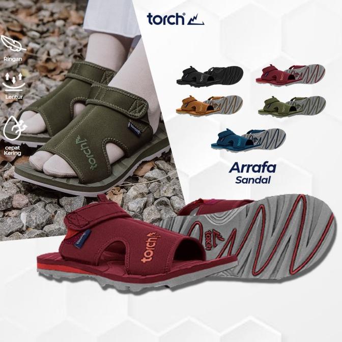 Torch Sepatu Sendal pria Wanita Casual - Sandal Slip Travelling Arrafa