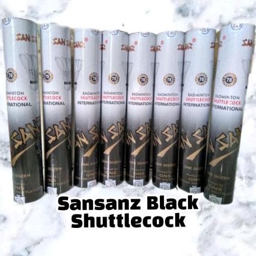 Flash Sale Kok Badminton Shuttlecock Sansanz Hitam / Black International