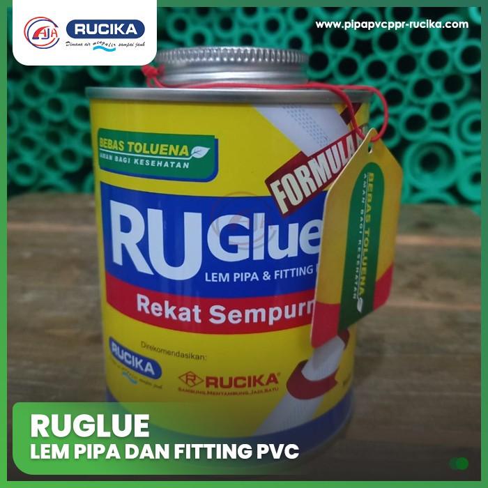 Terlaris Lem Pipa Pvc Ruglue / Lem Pvc Ru Glue / Lem Ruglue / Lem Ruglue 400Gr