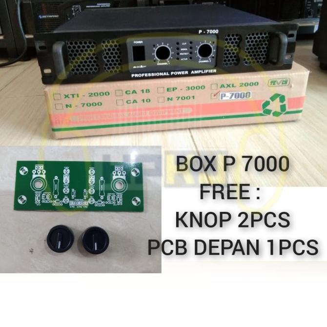 +++++] BOX POWER AMPLIFIER 2channel P 7000 Box power amplifier 2u P7000