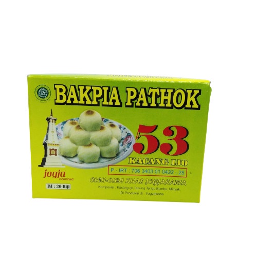 

Bakpia 53 Kacang Ijo