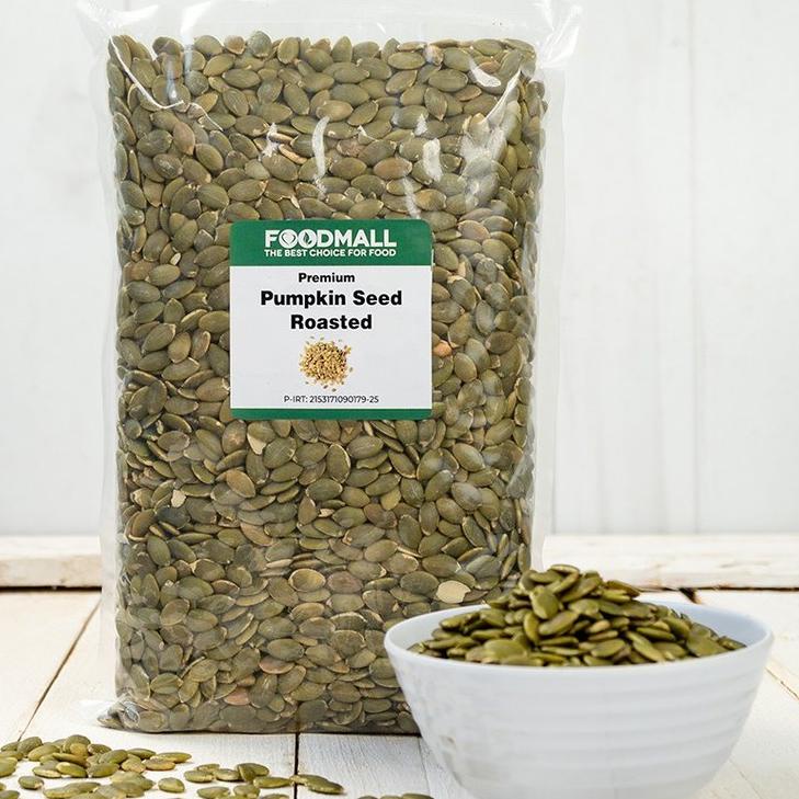 

Pumpkin Seeds ROASTED 1 kg / Biji Labu Panggang 1000 gram Best Seller