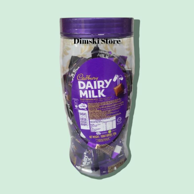 

Cadbury Dairy Milk 405 Gr Toples Cokelat Best Seller