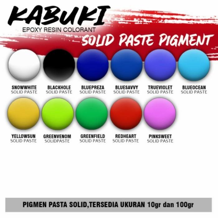Terlaris Pigmen/Pigment Resin Epoxy Kabuki Solid Paste