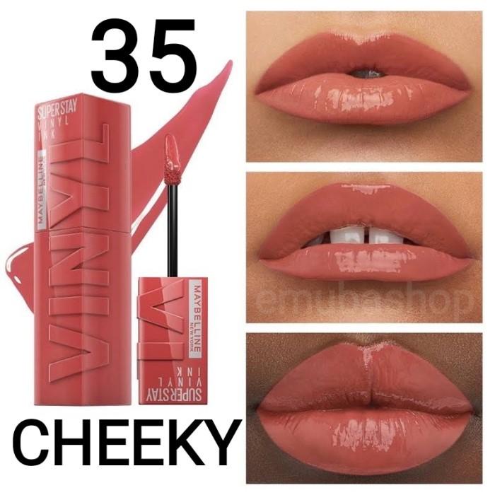 Maybelline Superstay Super Stay Vinyl Ink Lip Cream Lipstick 35 Cheeky
