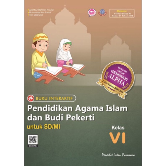 Buku Pr/Lks PAI ( Pendidikan Agama Islam) K13 SD/MI Kelas 6 Semester 1&amp;2 Intan pariwara Tahun 2023