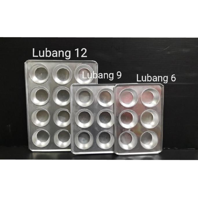 Trending Loyang Kue Cup Cake / Muffin Alumunium Lubang 6 / Lyccb6