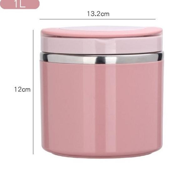 Terlaris Termos Bekal Makan Sup Stainless Steel 1000Ml Mangkok Soup Pengiriman Cepat