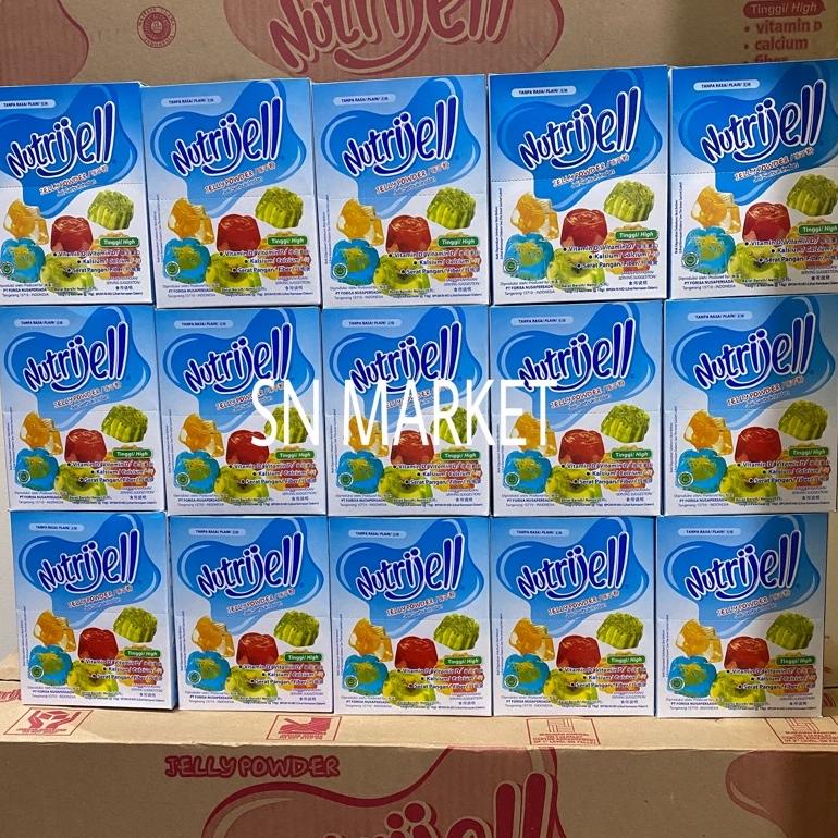 

Nutrijell Plain 15gr PER BOX (12PCS) Best Seller