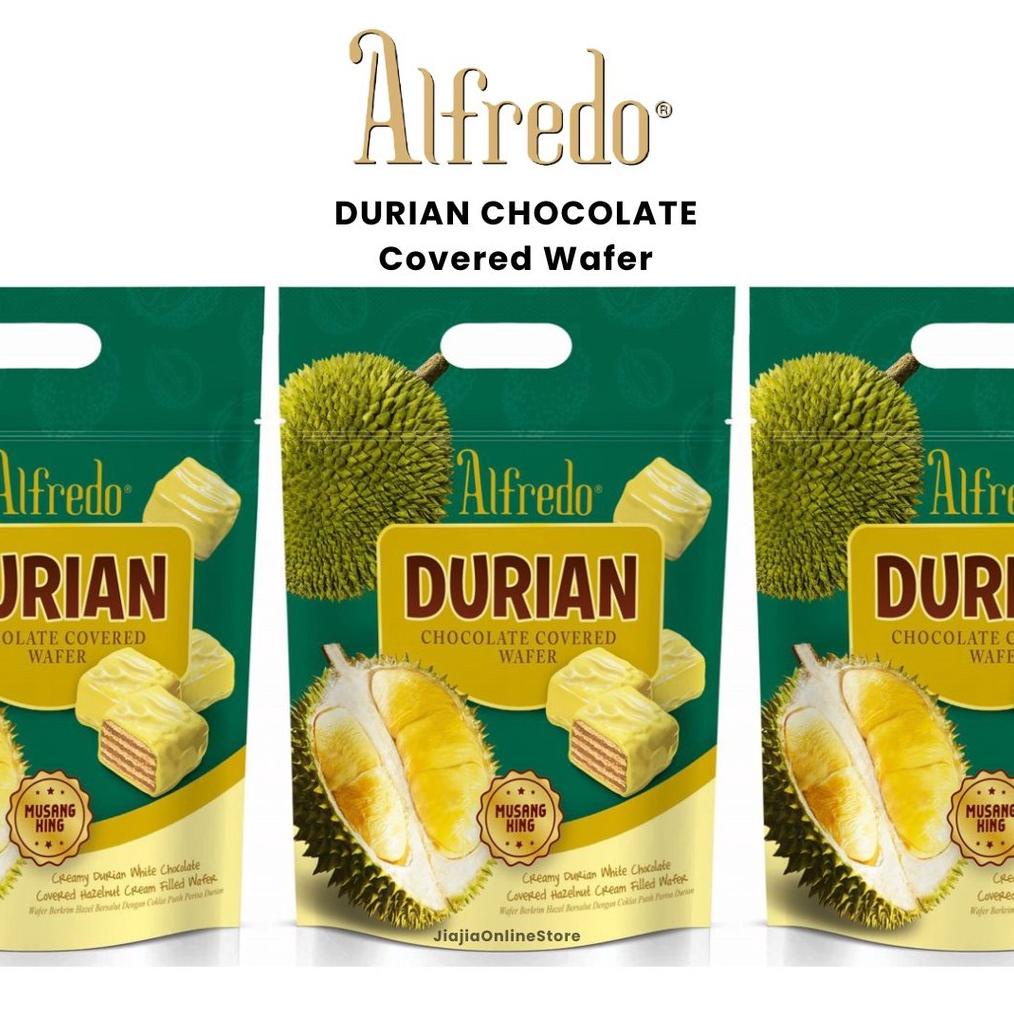 

ALFREDO DURIAN MUSANG KING CHOCOLATE WAFER DURIAN CHOCOLATE ALFREDO Best Seller