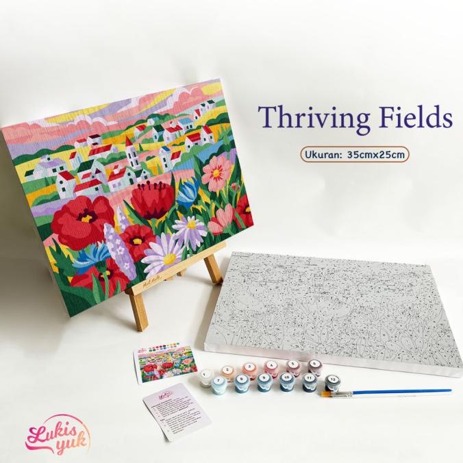 

Thriving Fields - Paint By Numbers - 35X25Cm - By Lukisyuk Viral