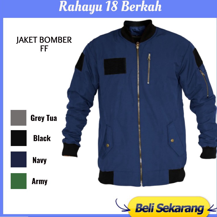 Action Now JAKET PRIA PARASUT BOMBER ORIGINAL MURAH JAKET TRAVELLING WATERPROOF SIMPLE Q2J6 JAKET GU