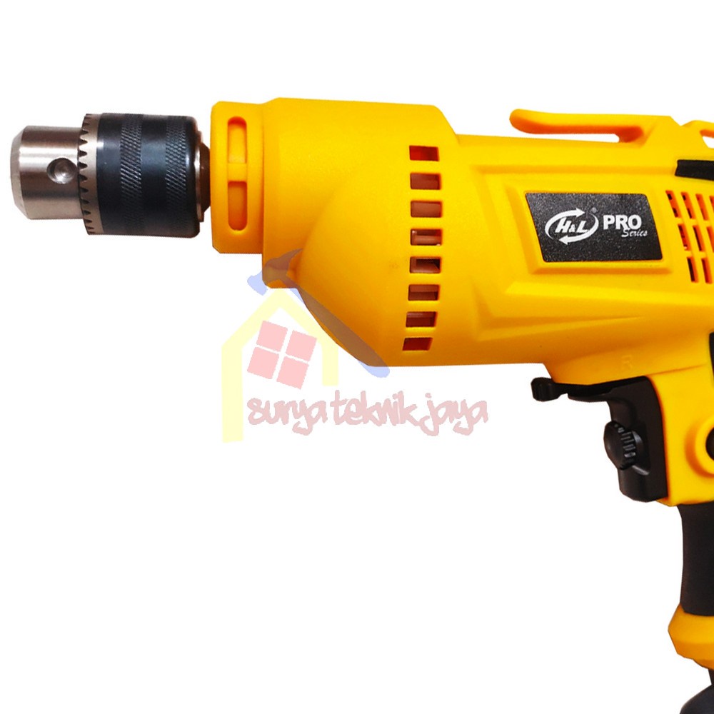 Mesin Bor 10mm H&L PRO Electrik Drill Bor Driver