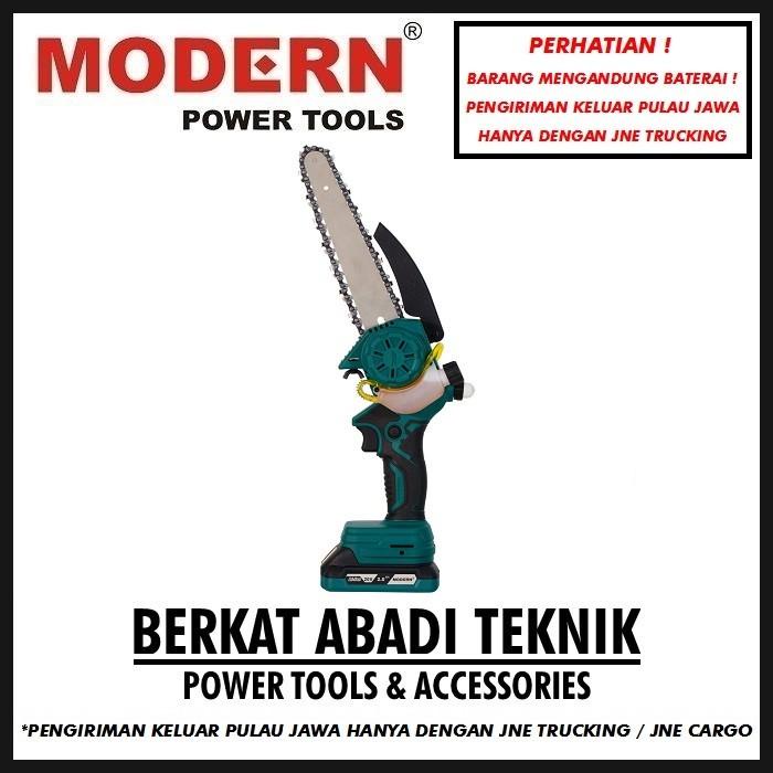 Terlaris Modern M-58 Mesin Cordless Chainsaw Mini 8" Gergaji Rantai Baterai M58