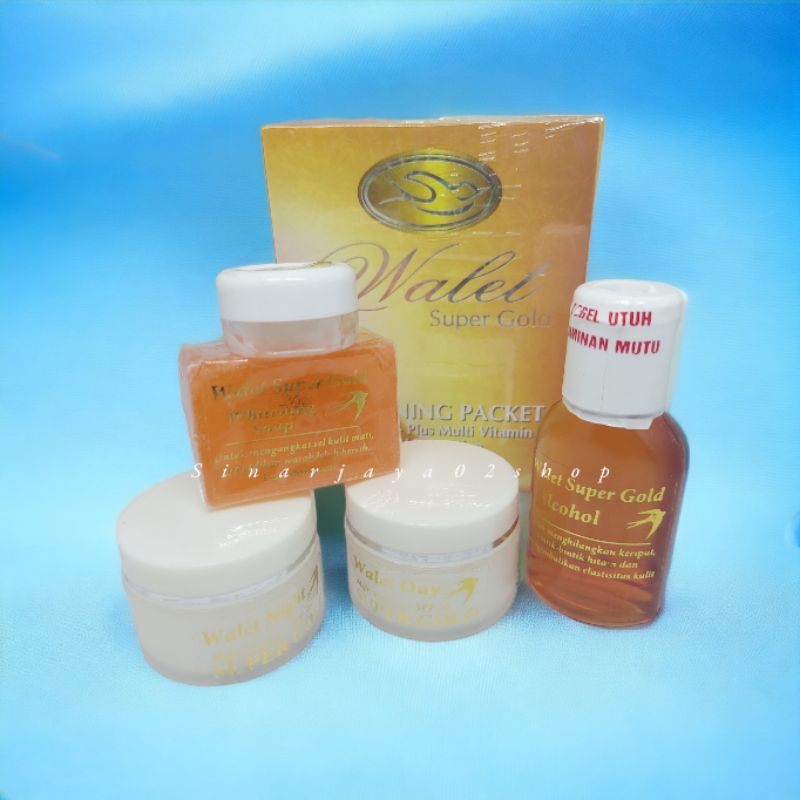 Cream Walet Super Gold WSG Pot Putih Whitening Original