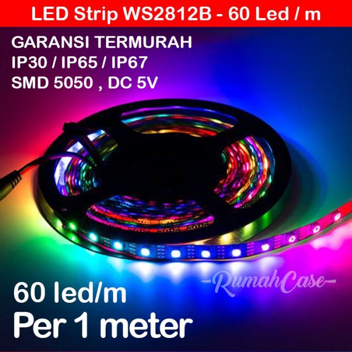 Best Seller Per Meter Led Strip Ws2812B Addressable 5050 5V Ip30 60 Led/M Ws 2812B