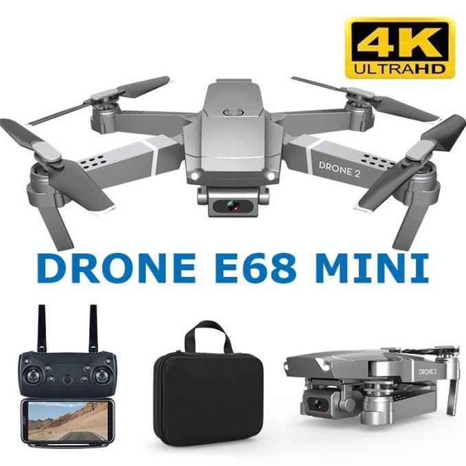 Drone Mini E68 RC Drone 4K HD Camera WIFI FPV Quadcopter VS DJI MAVIC