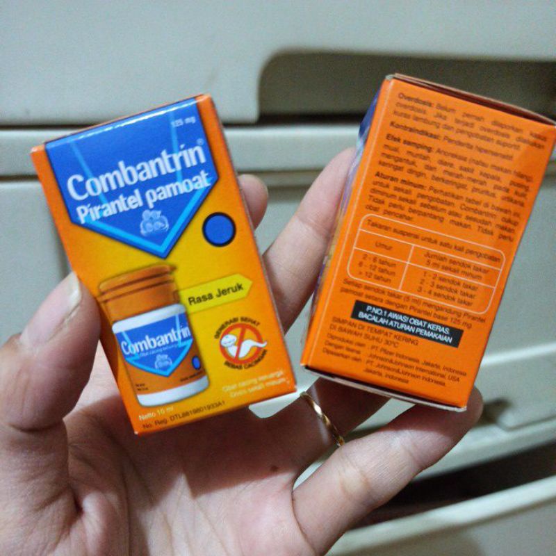 Combantrin sirup rasa jeruk obat cacing 10ml 10 ml