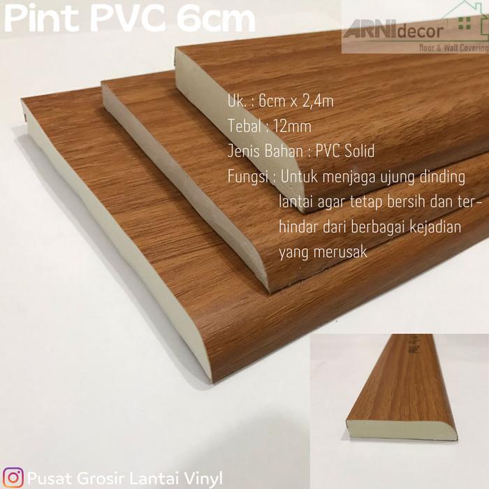 Terlaris Plin Lantai Pvc / Lis Tembok / Lis Dinding /Lis Vinyl Pvc / Lis Parket