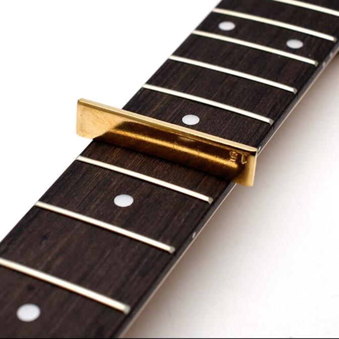 Radius Guitar Fingerboard Fret Press Caul Insert Tools Gold 9Pcs keh01