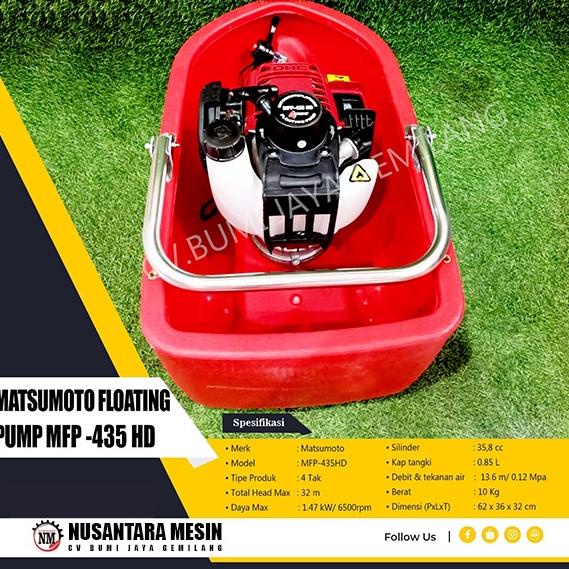 POMPA AIR APUNG / FLOATING PUMP MATSUMOTO MFP 435 HD